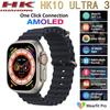 HK10 ULTRA 3 Amoled Skjerm Smartklokke GEN4 Lokalt Musikkalbum 2GB ROM ChatGPT NFC TWS Smartklokke for Menn og Kvinner