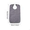 Adult Bib Eating Cloth Adjustable Neck Large Portable Machine Washable Reusable Clothing Protector