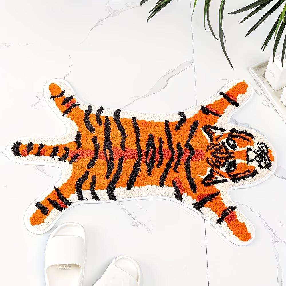 Cross-Border Tiger Imitation Cashmere Soft Sofa Rug - Skin-Friendly Floor Mat for Bedroom, Bay Window, and Coffee Table