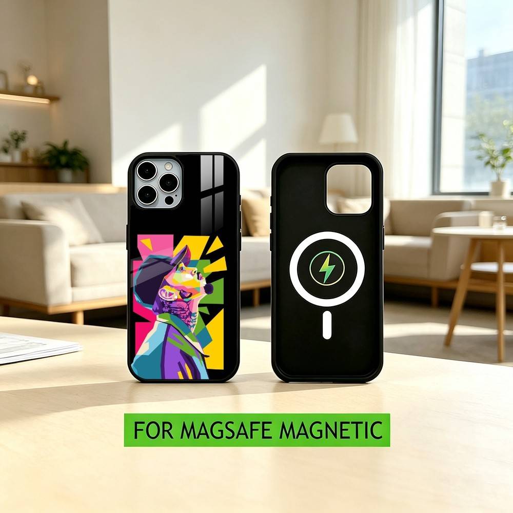 Singer C-Chris Brown R&B Phone Case For iPhone17,16,15,14,13,12,11 Plus,Pro Magnetic with Magsafe Wireless Charging