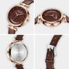 Julius Design Women's Caramel Leather Band Wristwatch A-1313 (Option 4)