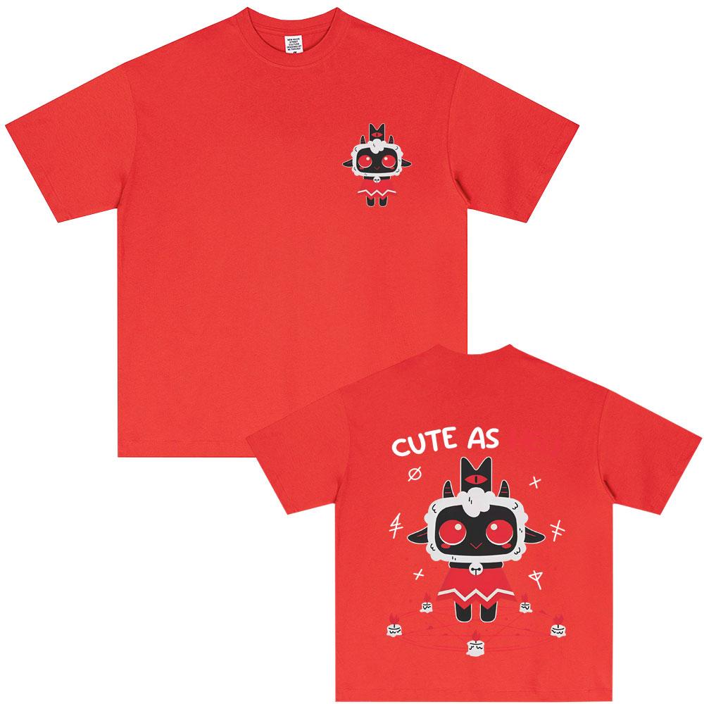 

Hot Game Cult of The Lamb Graphic Print Tshirt Unisex Women Clothing Casual Cotton Oversized T Shirts Y2k Cosplay Player Tshirt S