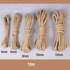 DIY Hantverkssnöre Rep 4mm-12mm Tvinnat Snöre Nytt Naturligt Jute Rep Husdjurs Klösande