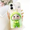 For OPPO A6t 2026 Case CPH2853 Cute Cartoon Rabbit Cat Shockproof Silicone Back Cover For OPPO A6x A6t Pro 4G A6c OPPOA6 5G Capa