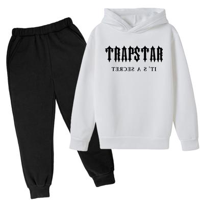 Plüsch Langarm Hose Lose Pullover Hoodie Set Für Kinder