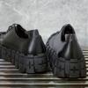 Autumn Platform Shoes Men Crocodile Pattern Leather Shoes Men Moccasin Homme Casual Slip On Male Loafers Chaussures Homme