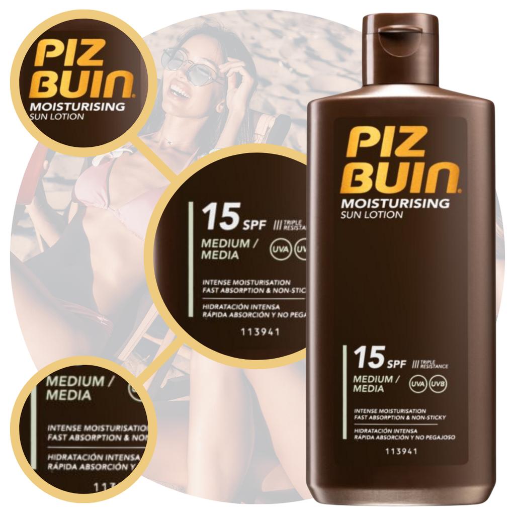 Piz Buin Moisturizing Sun Lotion SPF15 200ml