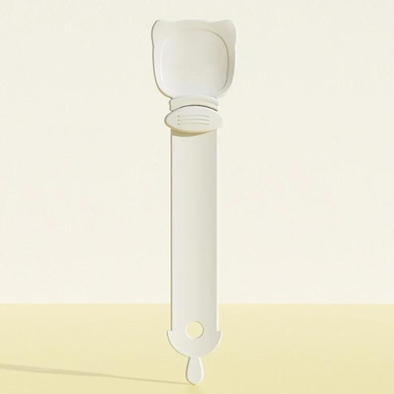Cat Squeeze Feeder Spoon For Liquid Food Puree Strip Snack Dispenser Pet Feeding Tool Easy Use Supplies Churu Tube Helper