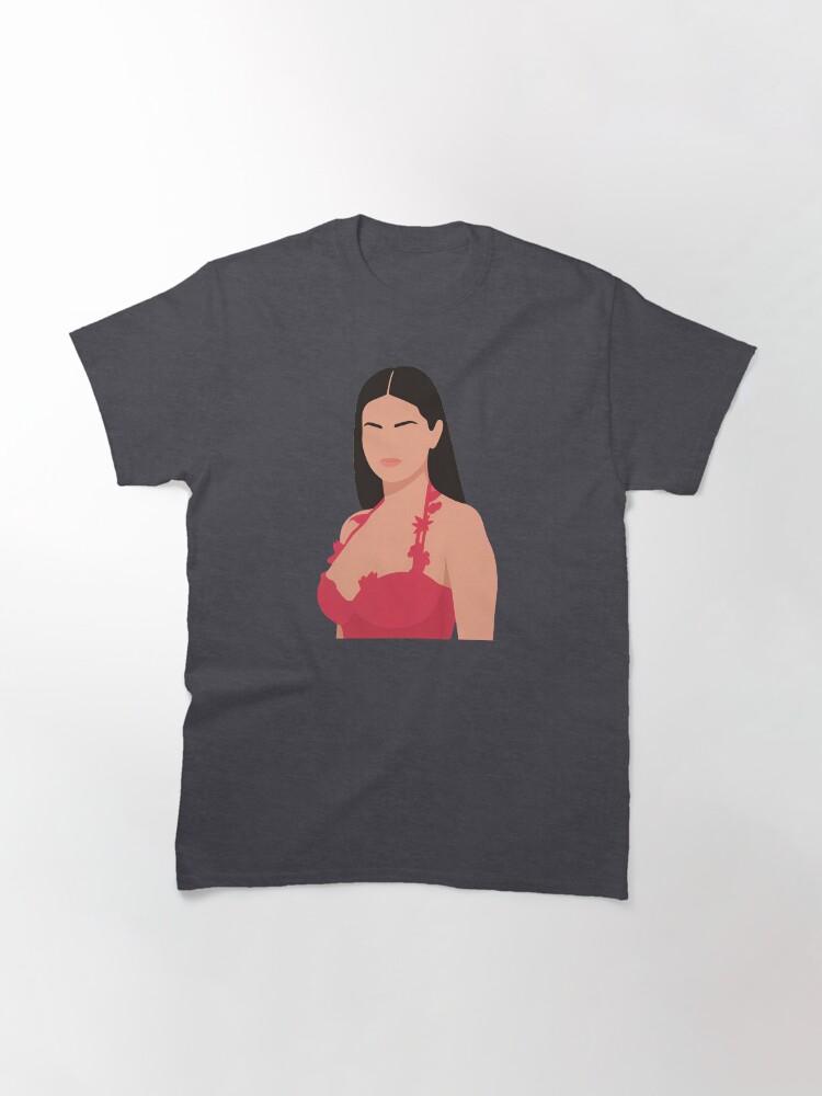 T-shirt Classica con Illustrazione Lineless di Selena Gomez