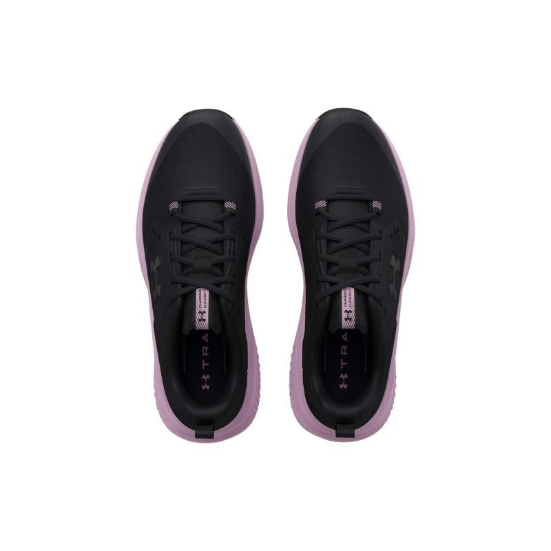 Under Armour Charged Commit 4 'Black Purple Ace' Women's Sneakers 3026728-003