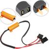 High Temperature Resistant LED Decoders Harness Plugs & Play LED Headlight Load Resistor Simple Installation for Vehicle