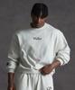 PHERMENON Semi-Overfit Crop Sweatshirt - Oatmeal