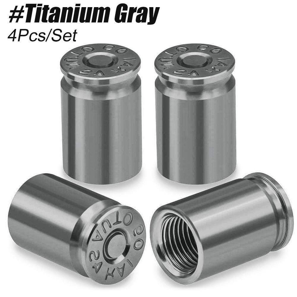 ASQ1 4PCS Tire Valve Stem Caps for Car Tires Universal Stem Covers for Car Leak Proof Stem Cover for SUV Truck Bicycle Motorcycles