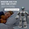 Electric Smart Robot Toy Gesture Sensing Programmable Remote Control Robot Model Toddlers Boys Girls Interactive Talking Singing Dancing Story Telling