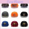 Skull Pattern Hiphop Baseball Cap With Glitter Embellishments For Streetwear Fans