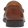Coach Janie Leather Round Toe Slip-On Loafers Women Loafers Brown CW673-CWH