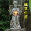 Sun Angel Cemetery Decoration Monument Courtyard Lawn Courtyard Decoration Resin Prayer Ornament
