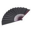 10 Inch Folding Fan Wedding Decoration Dance Gift Craft Paper Fan (Red)