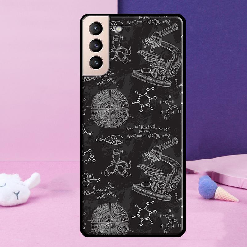 Biology and Chemistry Phone Case For Samsung Galaxy S24 Ultra S25 Ultra S9 S10 S20 S21 S22 Plus S23 S24 FE Cover