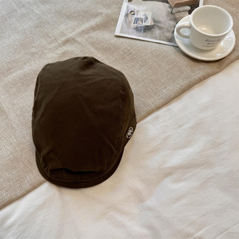 High Quality Solid Color Retro Style Beret Children Keep Warm Show Face Small Fashion Versatile Newsboy Hat Cap