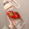1.8L Plastic Large Capacity BPA Free Water Bottle with Straw Outdoor Sports Bottles with Lid Hiking Camping Bottle