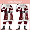 Plush And Cozy Santa Claus Costume Set Perfect For Christmas Festivities And Events