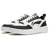Li Ning Sycee V2 Rutschfeste, dämpfende und abriebfeste Low-Top-Skateboardschuhe für Damen, Schwarz/Weiß, AGCU248-5