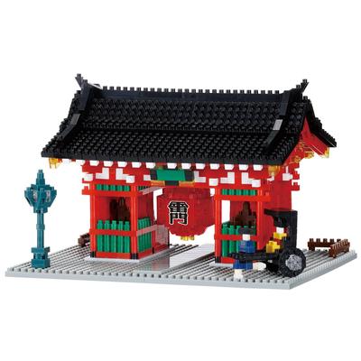 Kawada Nanoblock Kaminarimon 7 x 28 x 21cm Ab 12 Jahren Interior Hobby NBM-058 NBM-058
