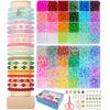 Glass Bead Beaded Diy Accessories, Children'S Bracelet Bead Material Full Set Of Decoration Accessories Hand