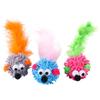 Juguete de Ratones de Microfibra para Gatos Ratones Suaves de Felpa de Colores Juguete de Entrenamiento para Captura de Gatitos para Gatos de Interior Ratones Peludos Flexibles