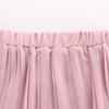 Shop   Women Pleated Banding Long Skirt Blue Pic Wsk 11816