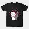 Men Black Print T-shirt Lost Boys Noodles No-Cut Transfer Paper Print Cotton Tshirt