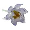Mini Statuetta Fiore in Vetro Fatto a Mano Bouquet di Loto Finto Cristallo per Arredamento Tavolo Casa Ufficio Regalo per Mamma Moglie