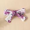 Baby Horn Floral Bodysuit & Lace Hat Set - Girl's Three-Piece Outfit for Crawling