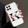 Flower Letters Case for Honor 90 Lite X9a X7b X8 X8b X9b X8a Soft Phone Cover