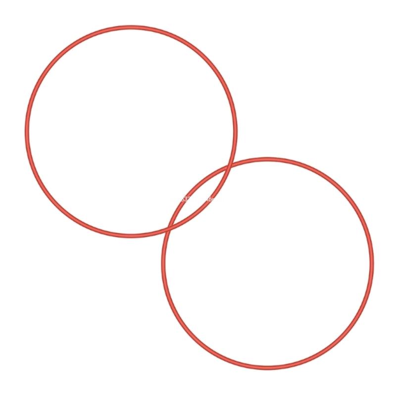 

2 шт. резиновый ремешок для крышки термостойкие силиконовые фиксирующие ремни дропшиппинг красный