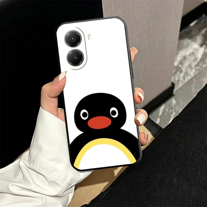 Cartoon P-Pingu Penguin Soft Phone Case for Xiaomi Poco X5 X6 X7 X8 Pro Max X3 F7 F8 Ultra M8 M7 M6 M5 Redmi 15 15C 14C 13C 12C