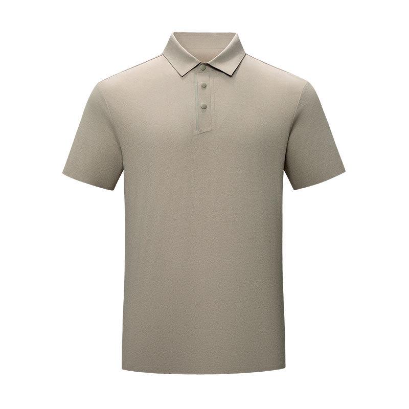 2026 New Style Ice Cotton Men s Polo Shirt - Summer Lapel T-Shirt with Print Logo Medium