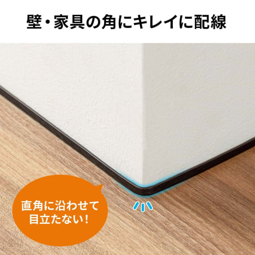 SANWA SUPPLY LAN Cable CAT7 (3m) Flat Anti-Break RJ45 Connector 10Gbps/600MHz Gigabit Ethernet Cable Black KB-FLU7-03BK