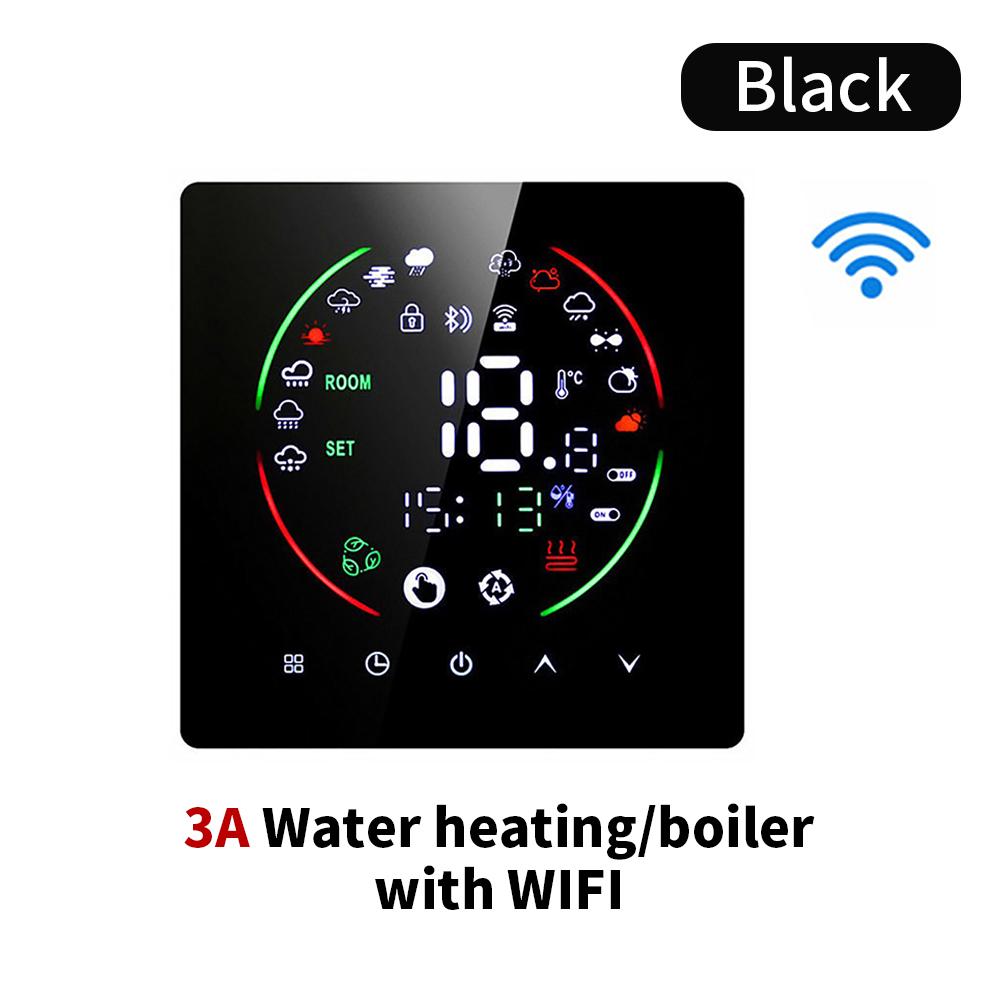 

Домашний умный WiFi термостат с подсветкой для водяного подогрева пола с защитой от детей, проводной интеллектуальный контроллер, инструменты