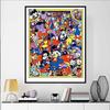 Disney Diamond Painting Retro Group Portrait Illustration of Classic Disney Characters 5D Diamond Painting Art Embroidery Cross Stitch Room Decoration