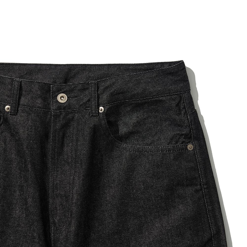 HISHANDER One Washed 5P Wide Denim Pants