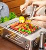 220V Smoke-free Electric Grill Household Portable Carne Churrasqueira Forno