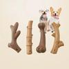 Pine Wood Deer Antlers Dog Chew Toys for Aggressive Chewers Dog Chewing Stick Indestructible Tough Durable Pet Dog Toys Gift
