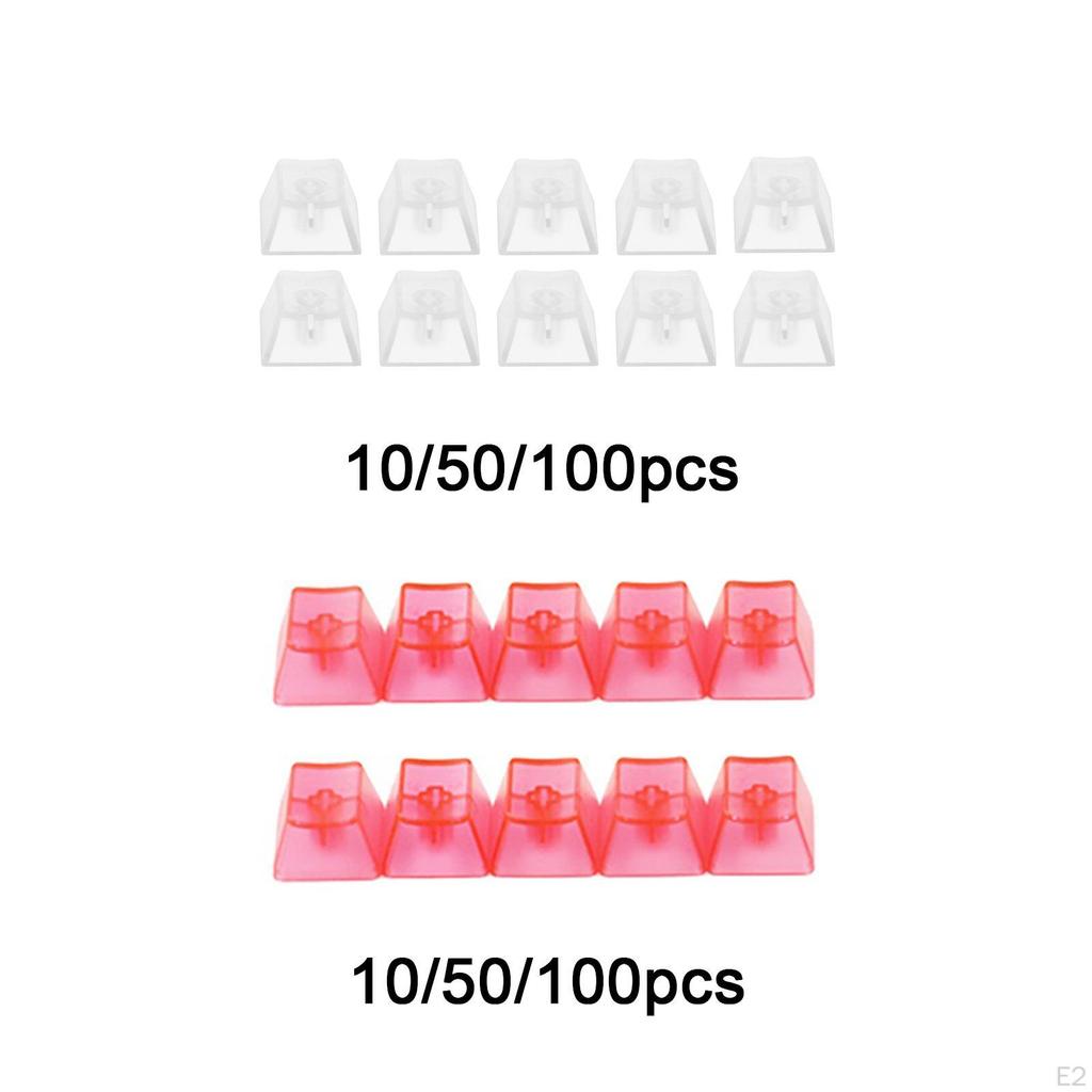 DIY R4 1U Transparent Keycaps for And Switches 10/50/100 Pcs
