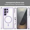 Magnetic Wireless Charging Phone Case For Samsung Galaxy S26 S25 S24 Ultra Plus S26Ultra Shockproof Clear Back Cover Coque
