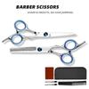 Home Hair Cutting Scissors Set - Straight & Thinning Shears for Self-Cutting and Bangs