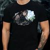 Erkek T-Shirt Anime Ordu Kızı Motifi Pamuklu Beden XS'den 5XL'ye
