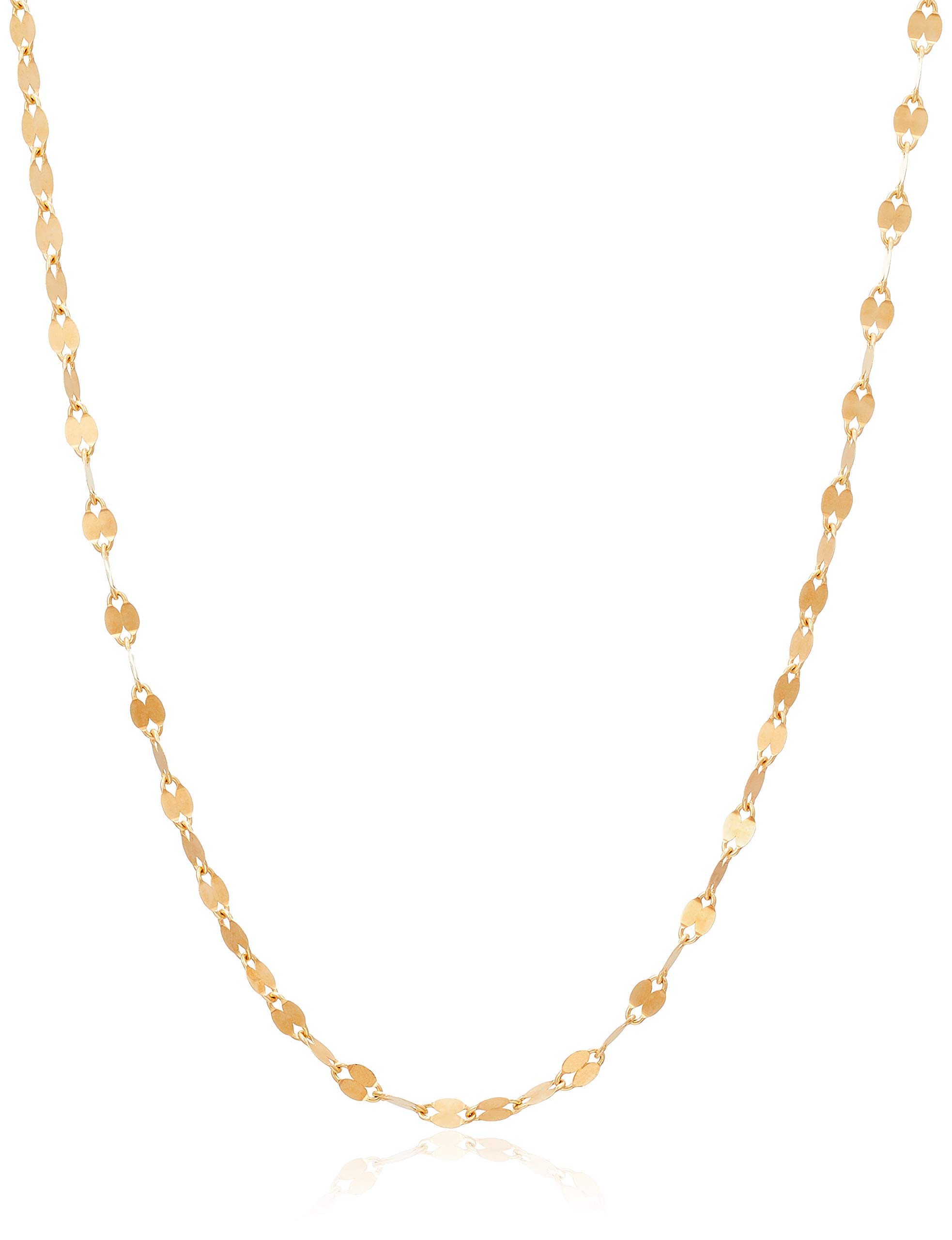 

18K Flower Chain Necklace Length 45cm GNSPH 45 [Exedia] жовтий