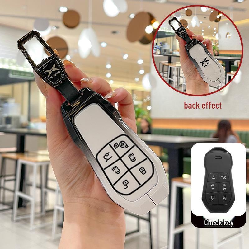 XPeng X9 Flip Key: Protective Case, Cover, Keychain Decoration/Modification